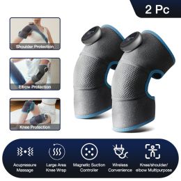 Heating Knee Electric Shoulder Vibrating Massage Pad For Physiotherapy Leg Arthritis Elbow Joint Pain Relief Therapy