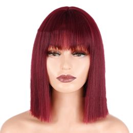 Women's Fashion Medium-length Chemical Fiber Wig Headgear