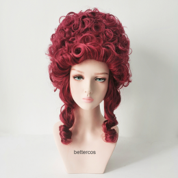 European French Aristocratic Makeup Ball Wig