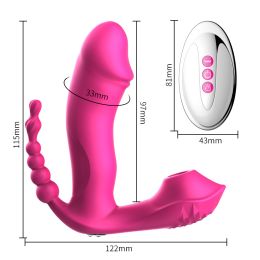 Vibration Remote Control Invisible Female Wear Phallus Toys