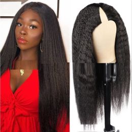 Lace Free Mechanism Yaki Straight Pure Human Wig