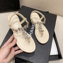 Summer New Water Diamond Large Beach Sandals