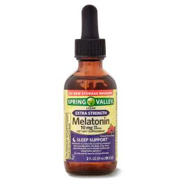 Spring Valley Liquid Melatonin Dietary Supplement;  10 mg;  2 fl oz