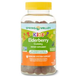 Spring Valley Kids' Elderberry Gummies;  120 Count