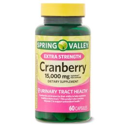 Spring Valley Ultra Triple Strength Cranberry Dietary Supplement;  15; 000 mg;  60 Count