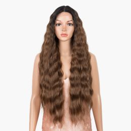 Women's Wig Wave Long Curly Hair Chemical Fiber Headgear